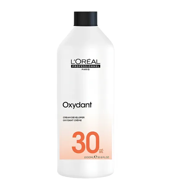 Крем-проявник L'Oréal Professionnel Oxydant Cream Developer 30 об’ємів (9%), 1000 мл Крем-проявник L'Oréal Professionnel Oxydant Cream Developer 30 об’ємів (9%), 1000 мл