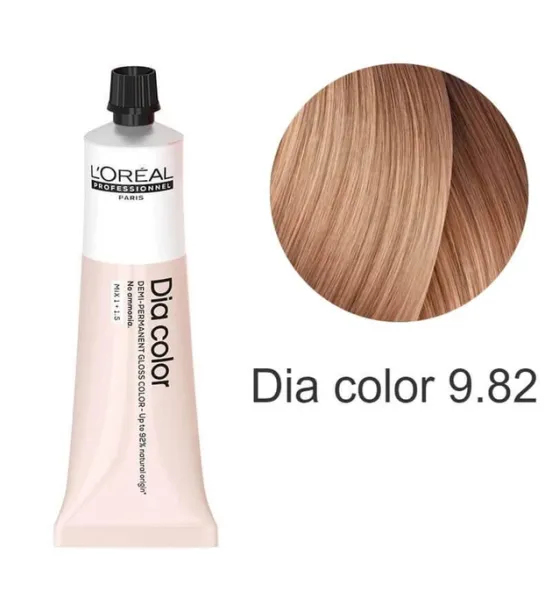 Фарба для волосся L'Oreal Professionnel Dia Light, відтінок 9.82, 60 мл Фарба для волосся L'Oreal Professionnel Dia Light, відтінок 9.82, 60 мл