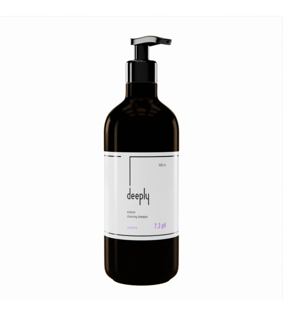 Deeply Medium Cleansing Shampoo - Шампунь для глибокого очищення, середній 7.3 pH 1000 мл