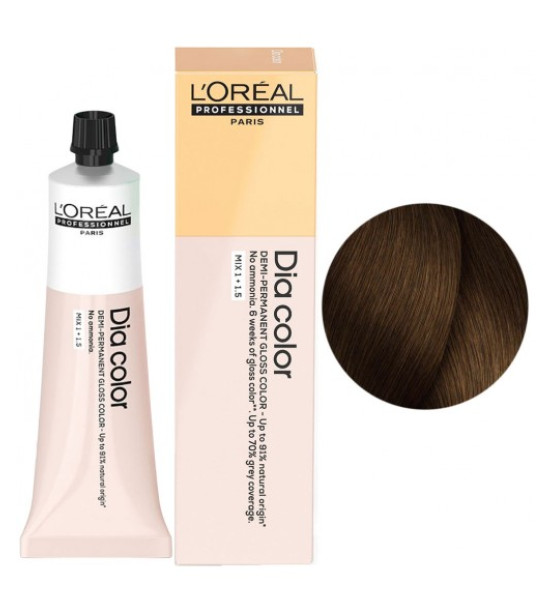 Фарба для волосся L'Oreal Professionnel Dia Color Demi-Permanent, відтінок 6.3, 60 мл Фарба для волосся L'Oreal Professionnel Dia Color Demi-Permanent, відтінок 6.3, 60 мл
