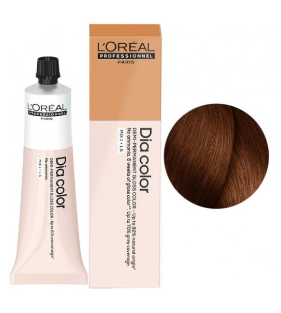 Фарба для волосся L'Oreal Professionnel Dia Color Demi-Permanent, відтінок 6.45, 60 мл Фарба для волосся L'Oreal Professionnel Dia Color Demi-Permanent, відтінок 6.45, 60 мл