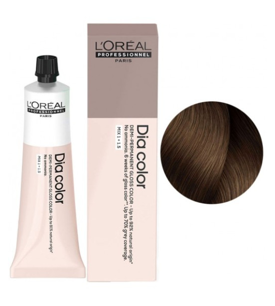 Фарба для волосся L'Oreal Professionnel Dia Color Demi-Permanent, відтінок 7.13, 60 мл Фарба для волосся L'Oreal Professionnel Dia Color Demi-Permanent, відтінок 7.13, 60 мл