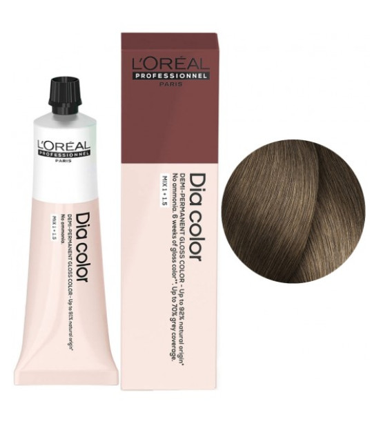 Фарба для волосся L'Oreal Professionnel Dia Color Demi-Permanent, відтінок 7.32, 60 мл Фарба для волосся L'Oreal Professionnel Dia Color Demi-Permanent, відтінок 7.32, 60 мл