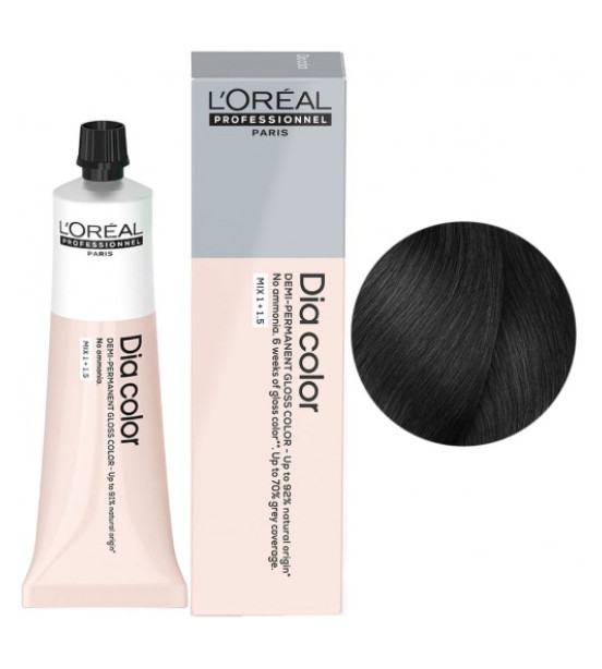 Фарба для волосся L'Oreal Professionnel Dia Color Demi-Permanent, відтінок 4, 60 мл Фарба для волосся L'Oreal Professionnel Dia Color Demi-Permanent, відтінок 4, 60 мл