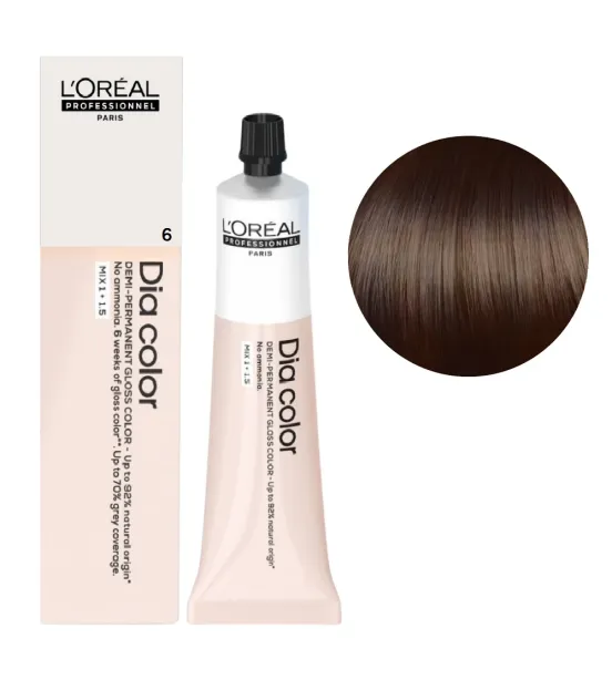 Фарба для волосся L'Oreal Professionnel Dia Color Demi-Permanent, відтінок 6, 60 мл