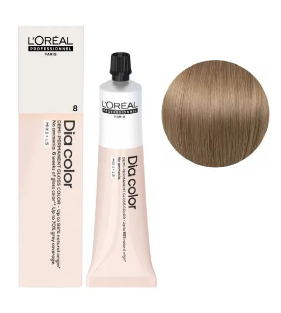 Фарба для волосся L'Oreal Professionnel Dia Color Demi-Permanent, відтінок 8, 60 мл