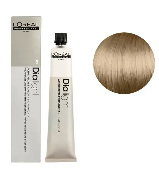 Фарба для волосся L'Oreal Professionnel Dia Color Demi-Permanent, відтінок 9, 60 мл Фарба для волосся L'Oreal Professionnel Dia Color Demi-Permanent, відтінок 9, 60 мл