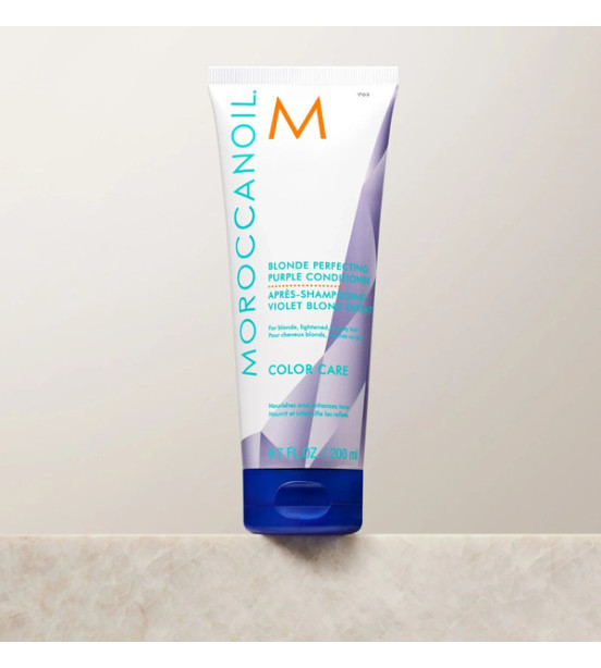 Тонізуючий кондиціонер із фіолетовим пігментом Moroccanoil Blonde Perfecting Purple Conditioner, 200 мл