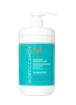 Легка зволожуюча маска для тонкого волосся Moroccanoil Weightless Hydrating Mask 1000 ml