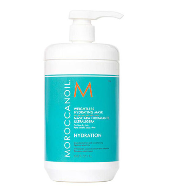 Легка зволожуюча маска для тонкого волосся Moroccanoil Weightless Hydrating Mask 1000 ml